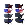 USA Flag Metal Car Sticker for American Trucks & Pickups - Suitable for Fender & Rear Emblem
