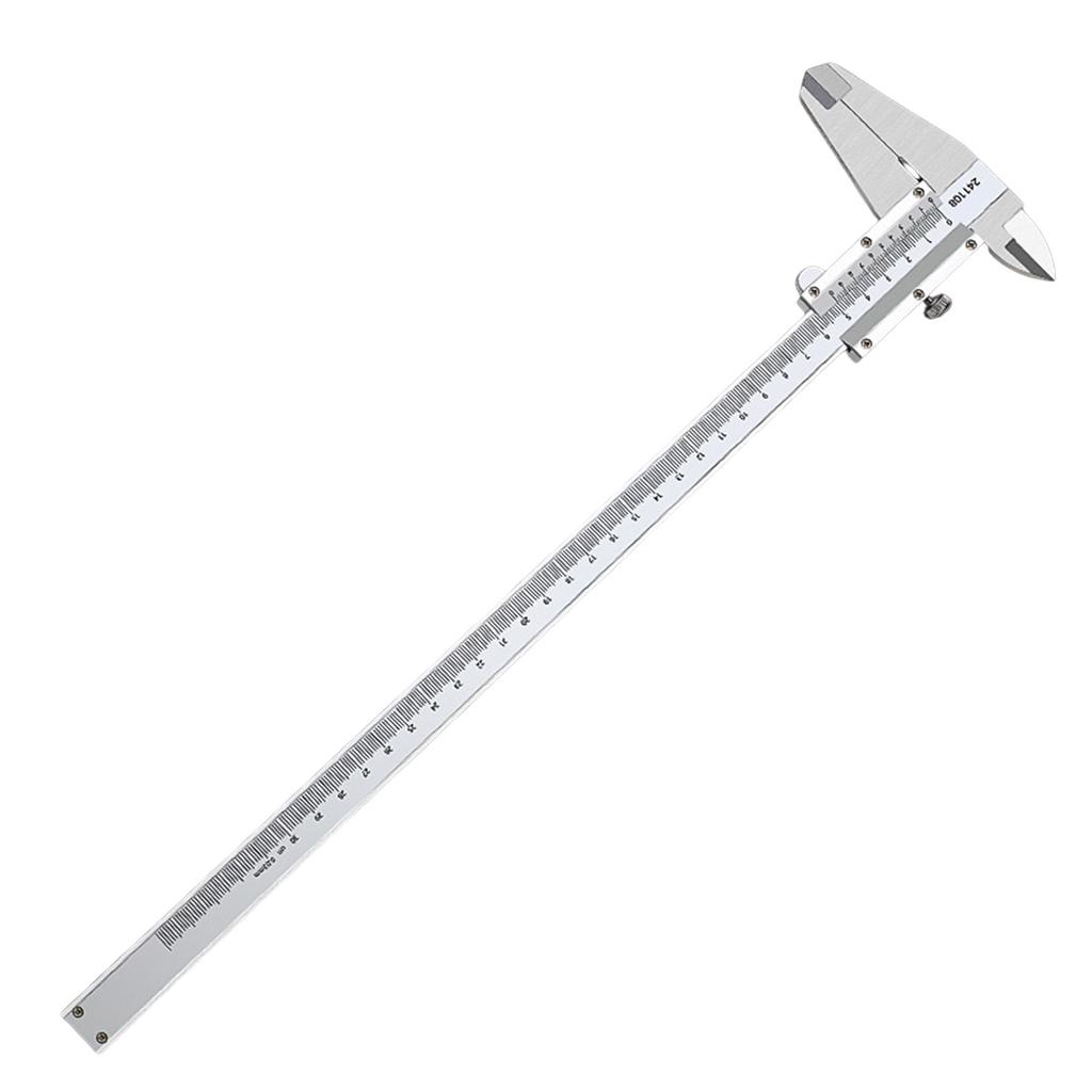 Stainless Steel Vernier Caliper 150/200/300mm Caliper Measuring Tool Manual Micrometer for Depth Diameter Measurement
