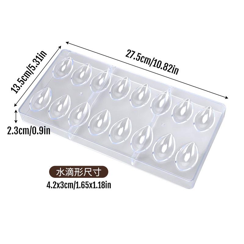 Food-grade Chocolate Molds, DIY Three-dimensional Transparent Molds, Household Molds for Cakes and Candies