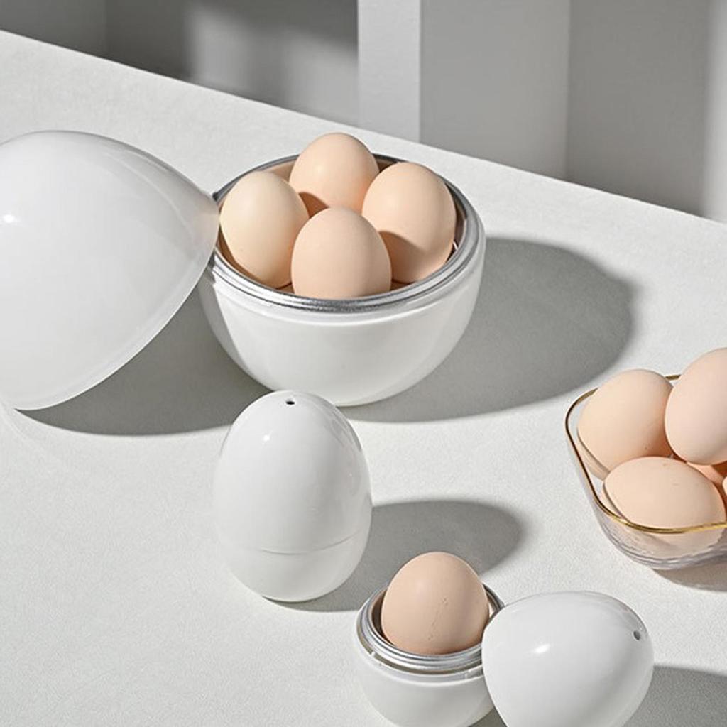Microwave Egg Boiler Eggy Microwave Egg Poachers Cooker Steamer Box for Chicken and Quail Eggs Kitchen Tools Egg Tools