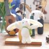 Cute Adorable Plush Bunny Keychain Soft Toy Cartoon Bag Hanging Decor Accessory