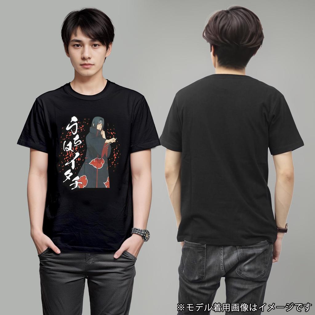FinePlus Short Sleeve Naruto Shippuden T-Shirt, Uchiha Itachi Character Merchandise