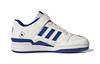 Adidas Originals FORUM Low C Abrasion Resistant Low top Skateboard Shoes Blue White Children Aged 3 7 Years Old FY2545