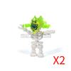 MOC Halloween Building Blocks Skeleton Army Knight Figures Flame Horse Medieval Vampire Furniture Assembly DIY Bricks Toys Gifts
