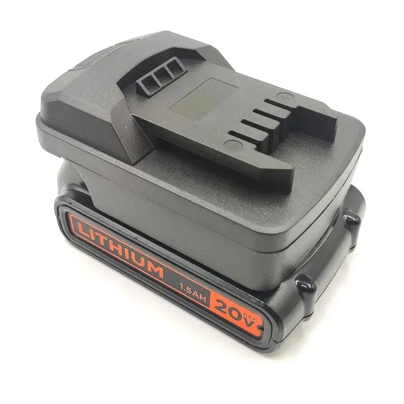 Battery Adapter for For Black&Decker/Porter-Cable/Stanley 18V 20V Lithium-Ion Batteries Converting To for Parkside 20V Tools