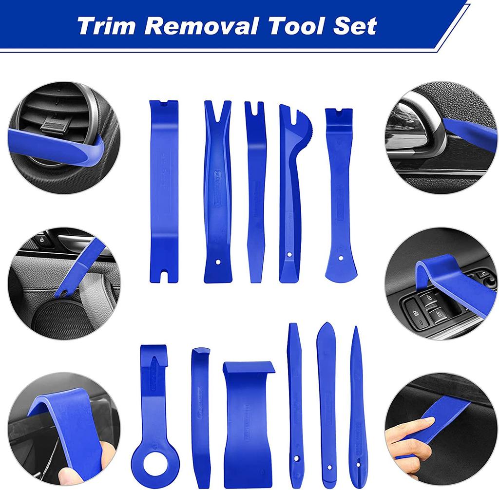 40 Pieces / Box Car Audio Modification Tools Trim Dash Radius Audio Remove Car Scratch Repair Pen Tire Cover Seal Tool Acceesory