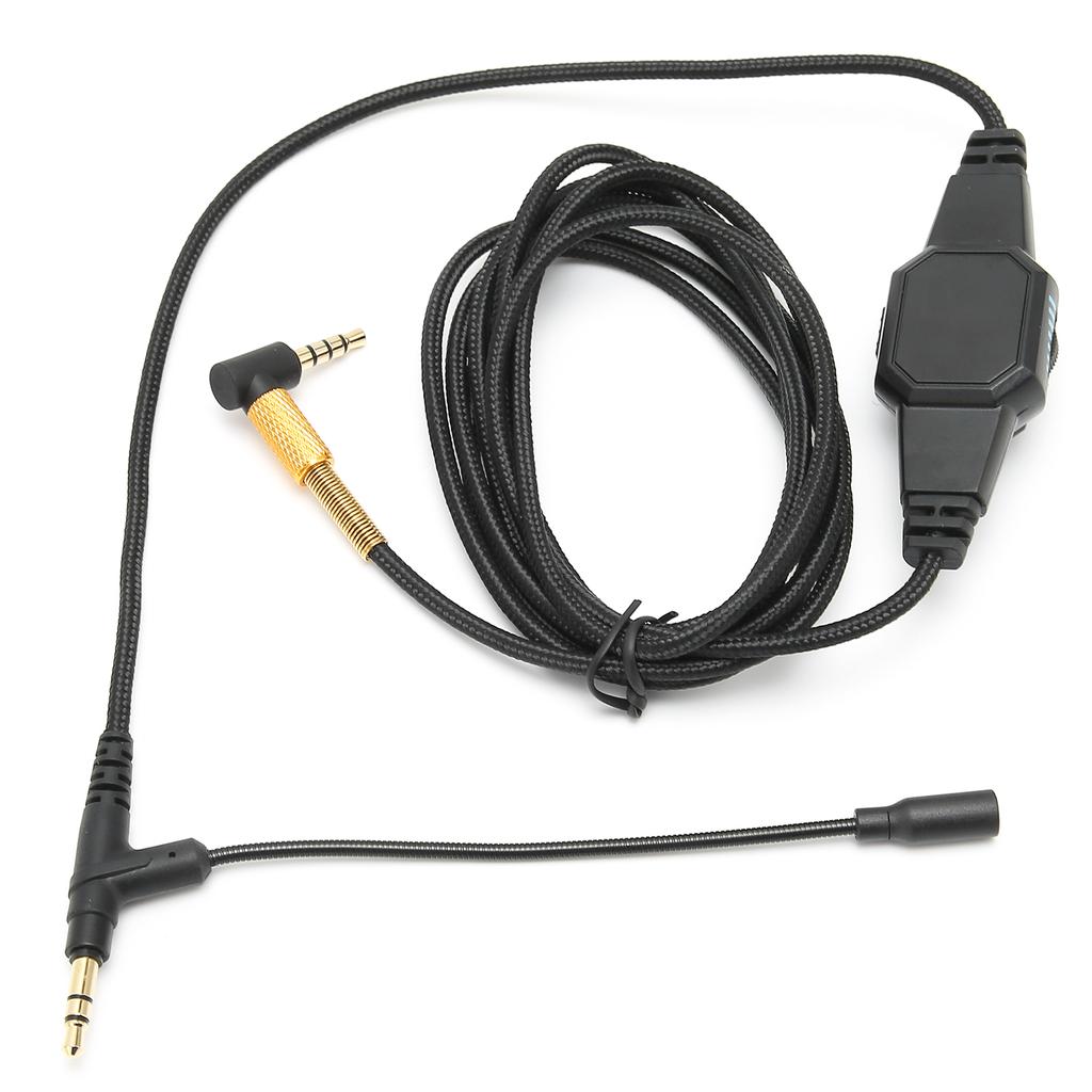 Boom Mic Cable 3.5mm Headset O Cord with Microphone and Volume Control for VMODA MSR7 H6