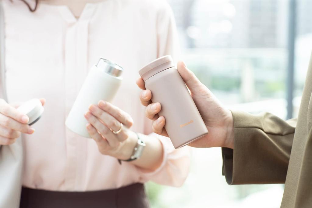 Thermos Industry Peacock Water Coffee Mini Easy To Stainless Steel Mug Milk W The-peacock (The-peacock) Bottle, 200ml, Insulated, Cold, Lightweight,