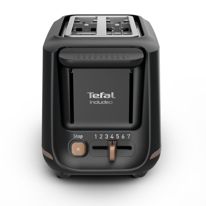 Tefal Grille-pain 2 fentes extra-larges, utilisation facile, Includeo TT533811