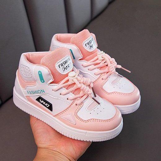 Children Soft Bottom Casual Running Sneakers Boys Girls Breathable Antislip Sport Shoes Kids Wearresistant Sneakers Size