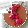 8 Stampi in Silicone a Forma di Cuore per Gelatina di Cioccolato, Stampo per Torta, Pasticceria, Fondant