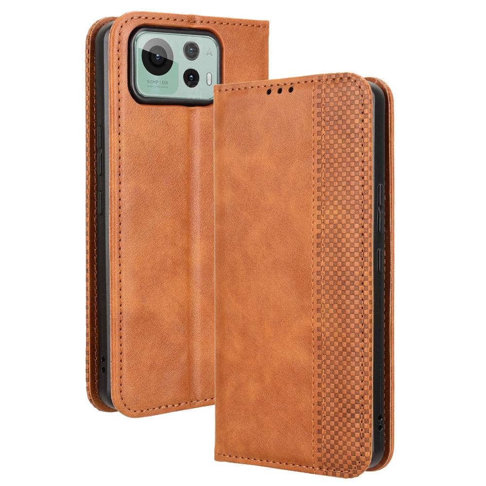 For Asus Zenfone 12 Ultra 5G Case Wallet Stand Retro Texture Leather Phone Cover