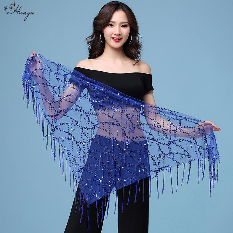 Belly Dance Sequin Tassel Waist & Hip Scarf Costume Belt