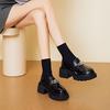 Thick-soled heightening loafers women's autumn 2025 new popular women's shoes British style small leather shoes versatile single shoes
