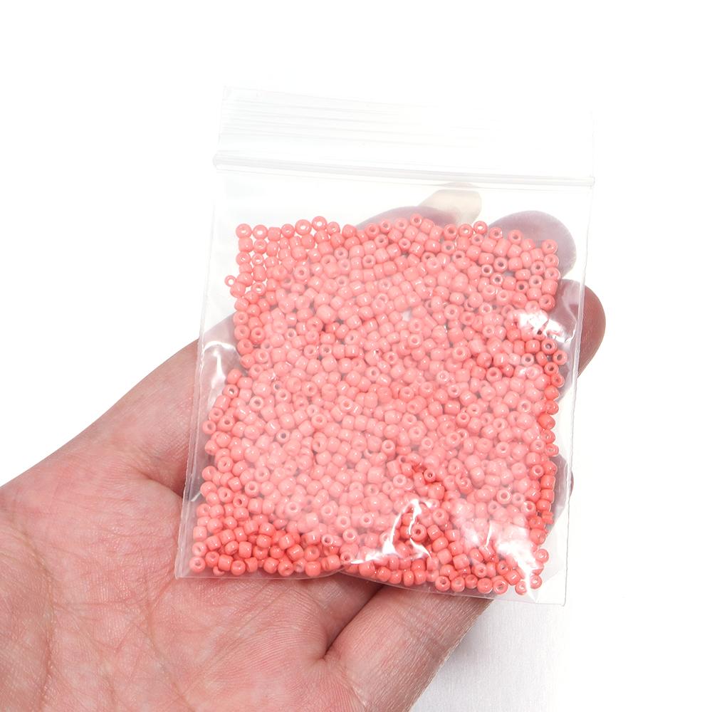 1000pcs/lot 2 3 4mm Colorful Glass Seed Beads Round Loose Spacer Beads For Jewelry Making DIY Bracelet Necklace Accessories