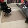 90x120cm Office Chair Mat Non-slip Rug Floor Protector for Gaming Swivel Chairs Desk Carpet Home Office Bedroom Living Room Use