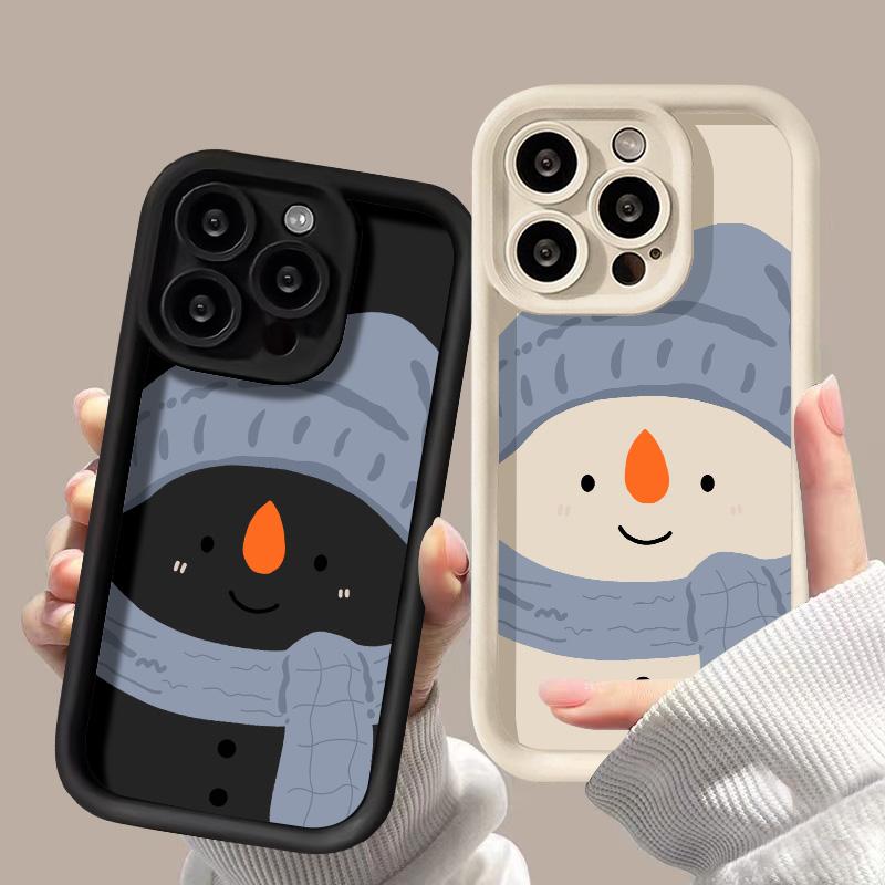 Christmas Phone Case for iPhone 11 13 12 14 15 16 Pro Max XR XS Samsung A15 A55 A05 Redmi 12 13C OPPO A16 A18 A60 Reno 11 Vivo Y17S Y12 Infinix Note
