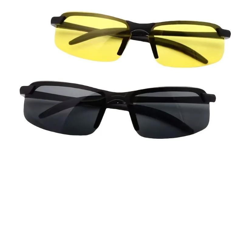 Unisex Sport Half-Frame Decorative Fashion Glasses Use for Fishing Outdoor Activities Great Gift for Men and Women