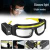 XTE Multifunctional Induction Headlamp: Compact, Rechargeable Via Type-C, with Warning Light