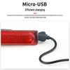 Bicycle USB Rechargeable Tail Light - Long Battery Life, Night Riding Brake Alert for Road Bikes