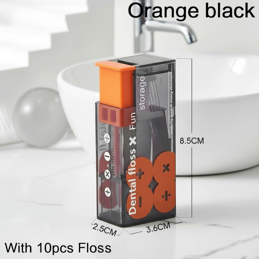 

Portable Dental Floss Dispenser Case Automatic Floss Picks Container for Teeth Cleaning Travel Life Supplies Best Quality