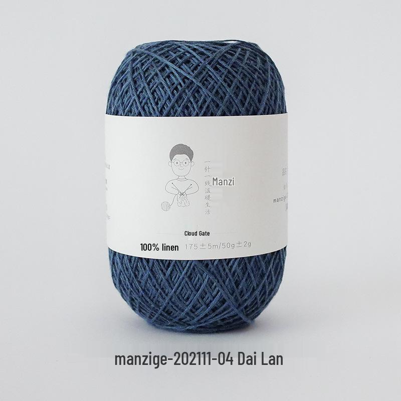 Yunfei 100% Linen No. 5 Fine Thread for Hand-Woven Crochet and Needlework