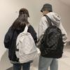 School Bag Middle School Student Ins Trendy Cool Large Capacity Junior High School High School Backpack Korean Version Trendy Casual Backpack
