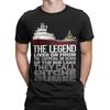 Oversized T-Shirt Summer The Legend Lives On Novelty T-Shirts  Pure Cotton Tee Shirt for Man Awesome Print Short Sleeve Tees