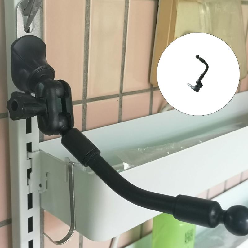 360 Rotatable Motorcycle Phone Holder with Strong 17mm Ball Joint for General Bike and Scooter Mounting