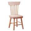1/12 Dollhouse Miniature Furniture Wooden Chair High Chair Dollhouse Accessories - For Dollhouse Decoration