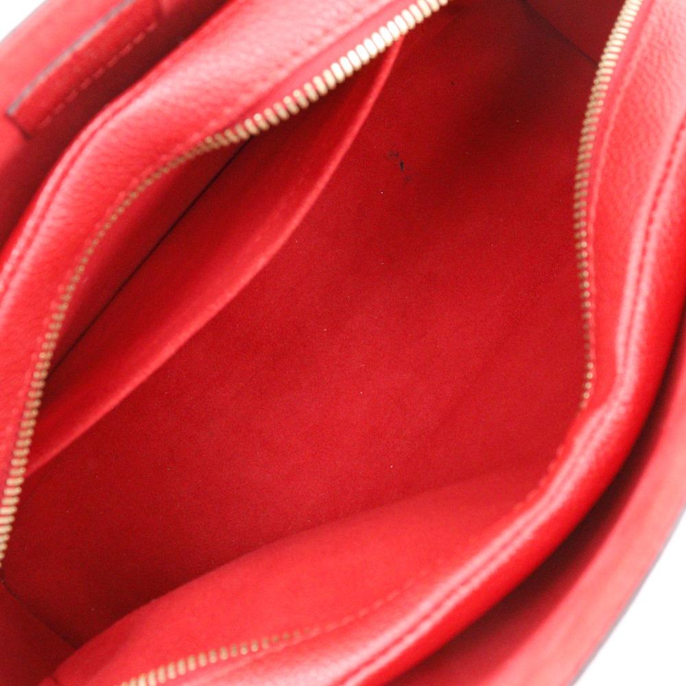 LOUIS VUITTON Almine toe bag Handbag M41779 2WAYShoulder Rouge Brown / red Monogram canvas Women Used