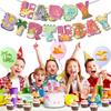 3D Rosa Dinosaurier Ballon Set Geburtstag Party Banner Kuchen Einsetzen Dinosaurier Ballon Party Dekoration Lieferungen