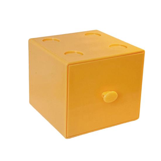 Lightweight Storage Case Sturdy Construction Practical Square Makeup Pen Sundries Box Basket Bin