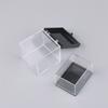 1Pc Storage Boxes Lids Gemstone Display Coin Clear Container Specimen Mini Square Cube Acrylic Case Rough Mineral Standard