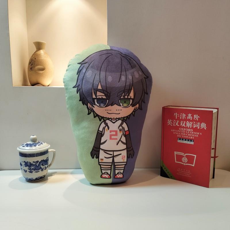 40cm Katoenen Poppen Speelgoed Cos Anime Blue Lock Attributen Karasu Tabito Takizawayuu Shidou Ryuusei Kinderen Volwassenen Pluche Cadeaus 40cm