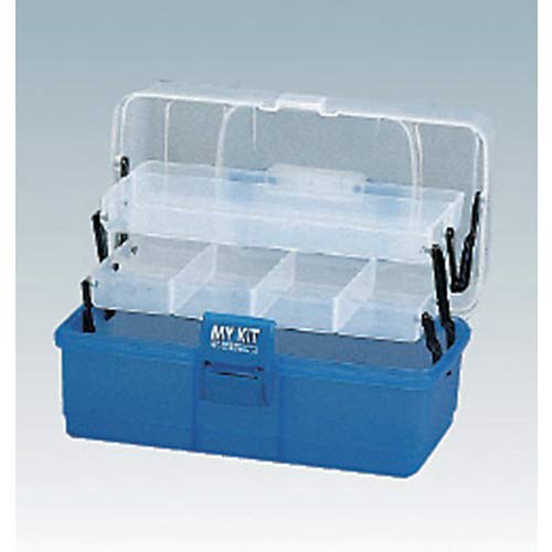 Iris Ohyama Tool Box Tool Box Storage Case Width 27cm x Depth 16cm x Height 15cm Light Blue