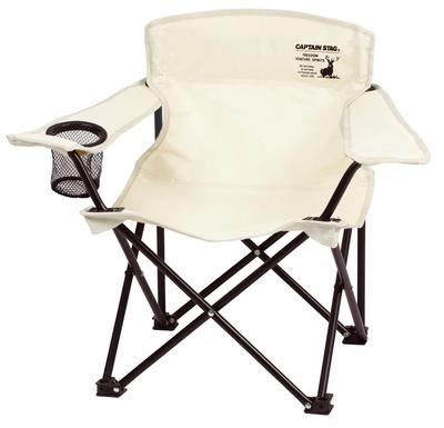 CAPTAIN STAG Outdoor-Stuhl Loungesessel Mini Getränkehalter Elfenbein CS Charmant Montierte Breite 635 x Tiefe 400 x Höhe 520 mm UC-1844 Größe (Ca.)