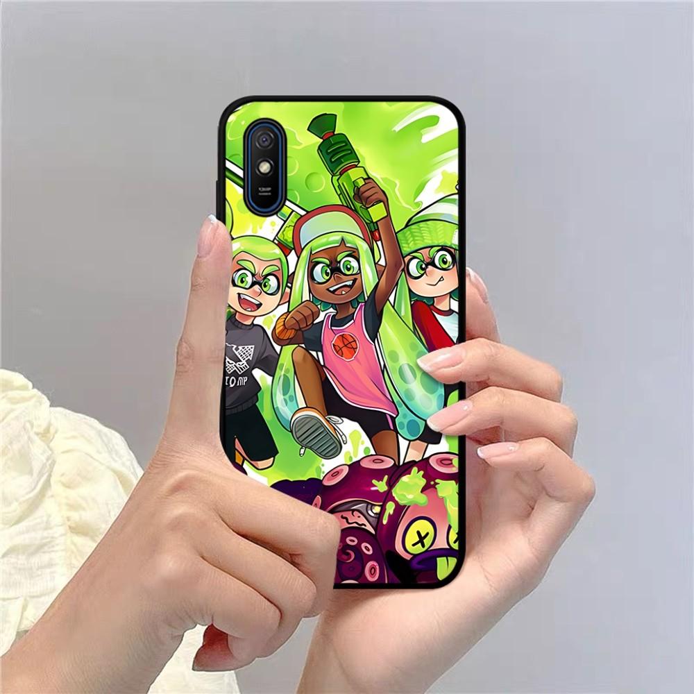 Splatoon Phone Case For Redmi 5 6 7 8 9 10 Plus Pro 6 7 8 9 A GO K20 K30 K40 Pro Plus F3 Fundas