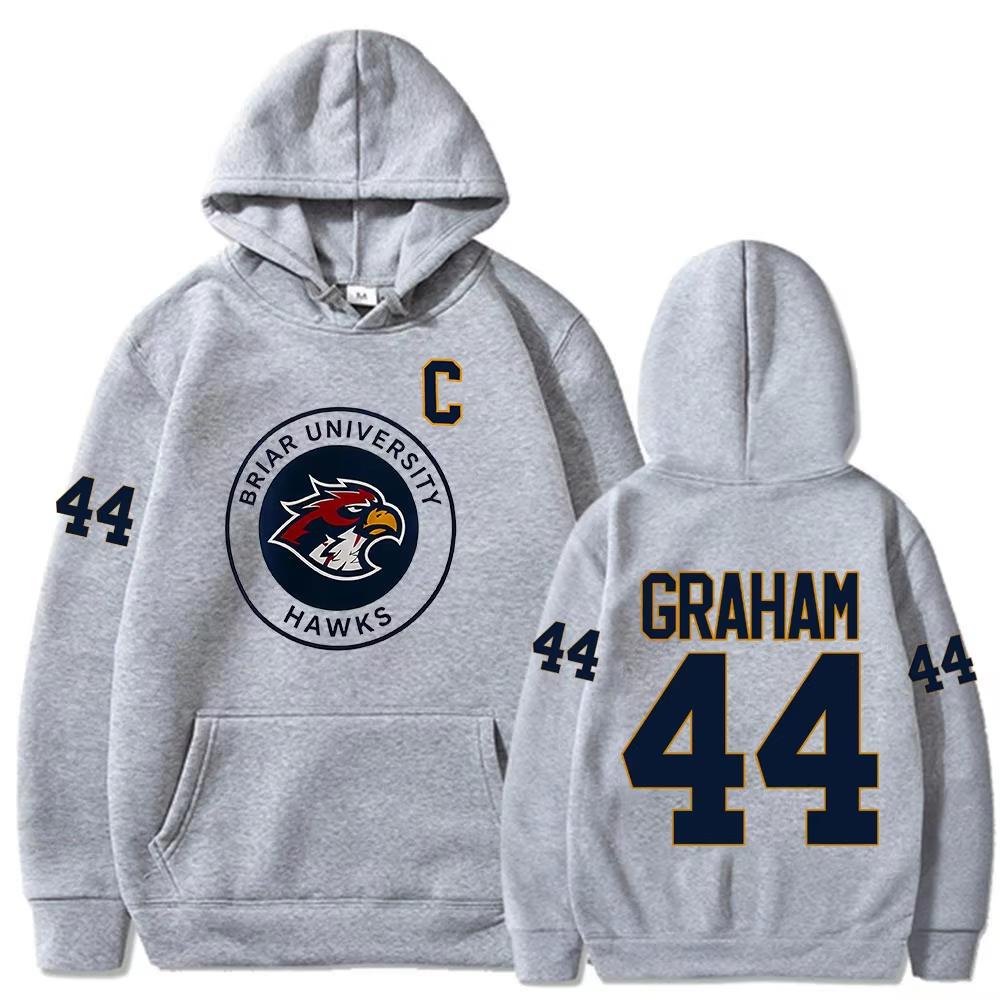 2026 Graham 44 Außerhalb des Campus TV-Serie Di Laurentis 66 Briar Universität Hockey Hoodies Herren Damen Freizeitkleidung
