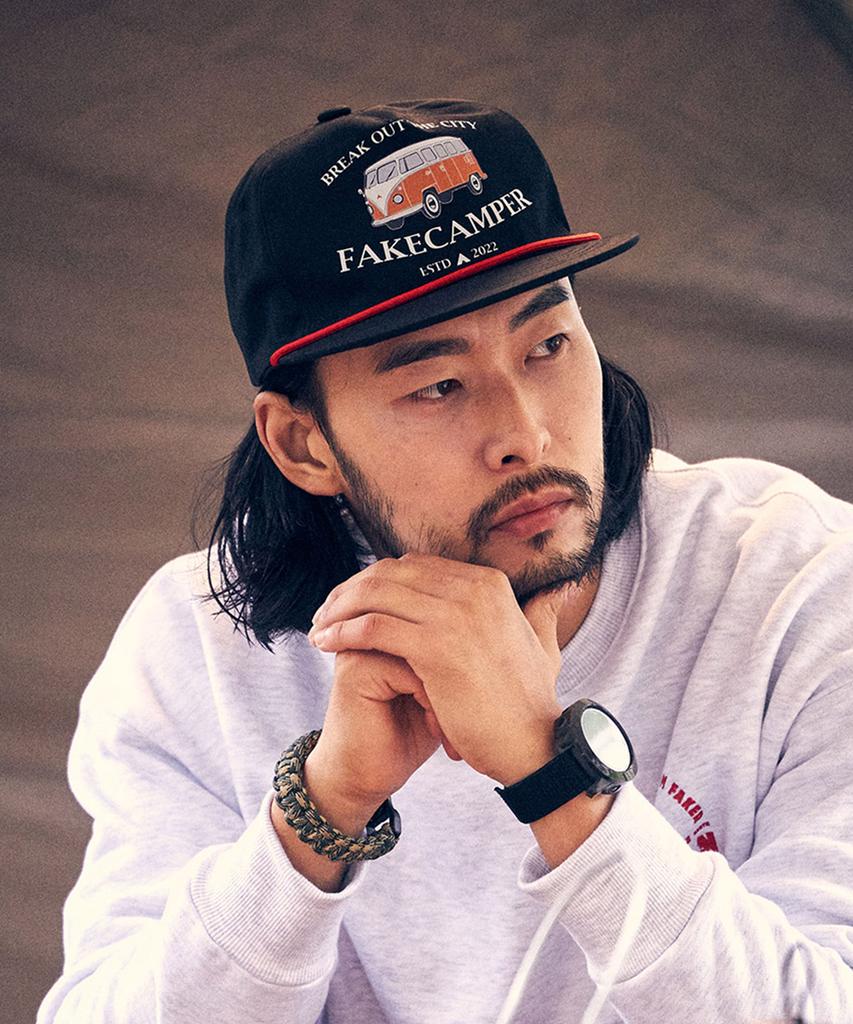 FAKE CAMPER Micro Camper Bus Snapback [Black]