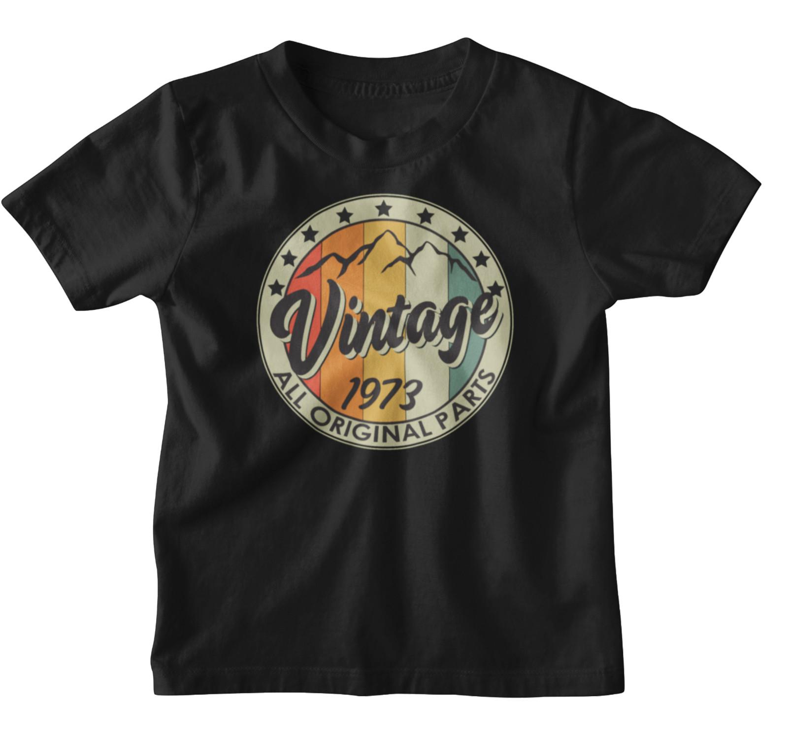 Tee 50th Birthday T-Shirt Mens Womens Tees Top Vintage Mountain 1973 2023 Men s 50 Years Gift 4XL