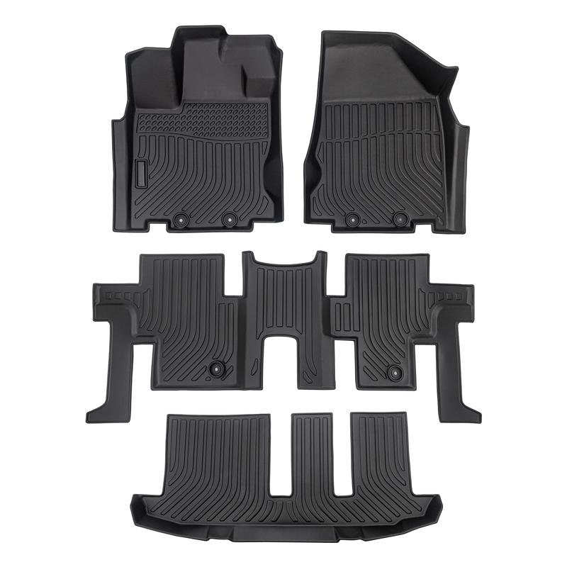 

Car Floor Mats for 2013- Nissan Pathfinder All-Weather TPE Rubber Floor Mats