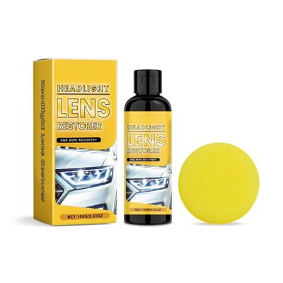 Headlight Restoration Universal Car Headlight Cleaner And Restorer Headlight Restorer For Plastic Car Headlights