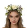 Beautiful Cloth Fabric Flower Headband Hair Hoop With Butterfly Detail For Women Girls Special Event And Daily Use