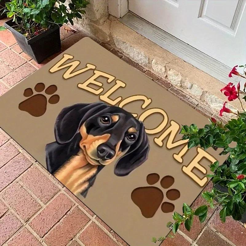 1PC Cute mat fox pattern Door Mats Kitchen Rugs Non-Slip Pop design Bathroom Rugs Bath Mat Carpet for Home Sink Laundry Decor
