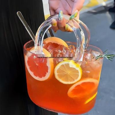 Betrunkenes Obstweinglas-Set mit Tablett - Perfekt für Bars und Cocktails