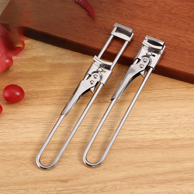 Adjustable Multi-Function Bottle Opener Stainless Steel Lids Off Jar Opener Labor-Saving Screw Can Opener For Kitchen Tools