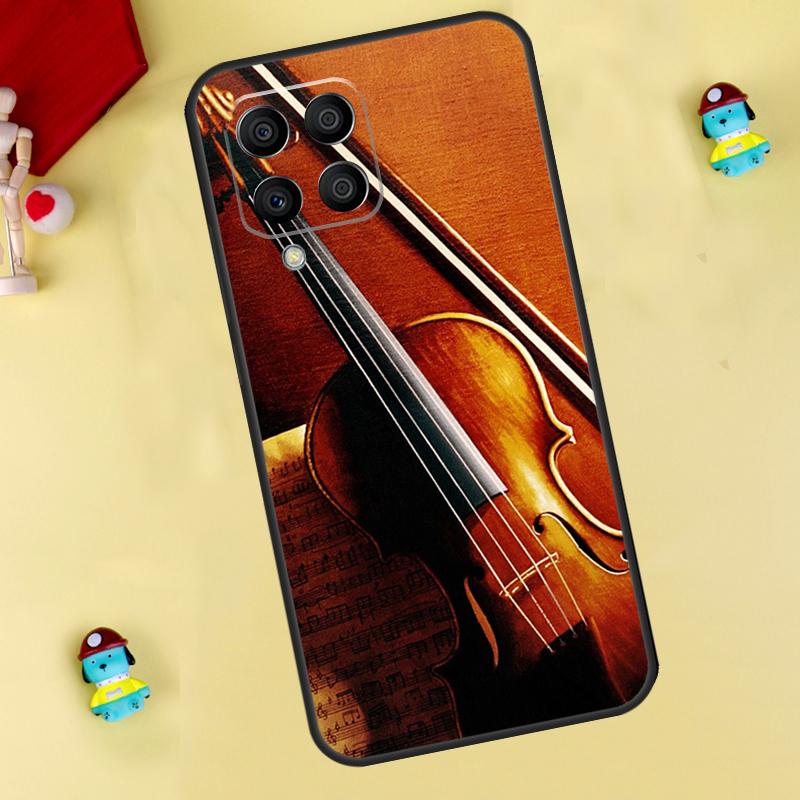 Music Violin Case For Samsung Galaxy M31 M21 M35 M12 M13 M14 M15 M06 M16 M36 M56 M53 M32 M52 M55 M34 M54