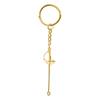 Creative Fencing Pendant Metal Keychain Bag Charm Keychain Accessories for Men Women Backpacks Handbag School Bag