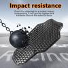 Black Full CE Level 2 Motorcycle Armor, Back Pad, Shoulder and Elbow Protection Set for Motorcycle Jacket Replacement